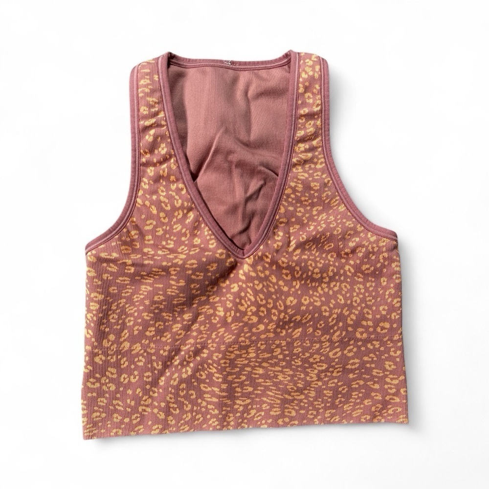 Athleta Ribbed Cropped Tank Size Small - Picture 5 of 5
